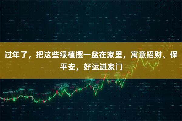 过年了，把这些绿植摆一盆在家里，寓意招财、保平安，好运进家门